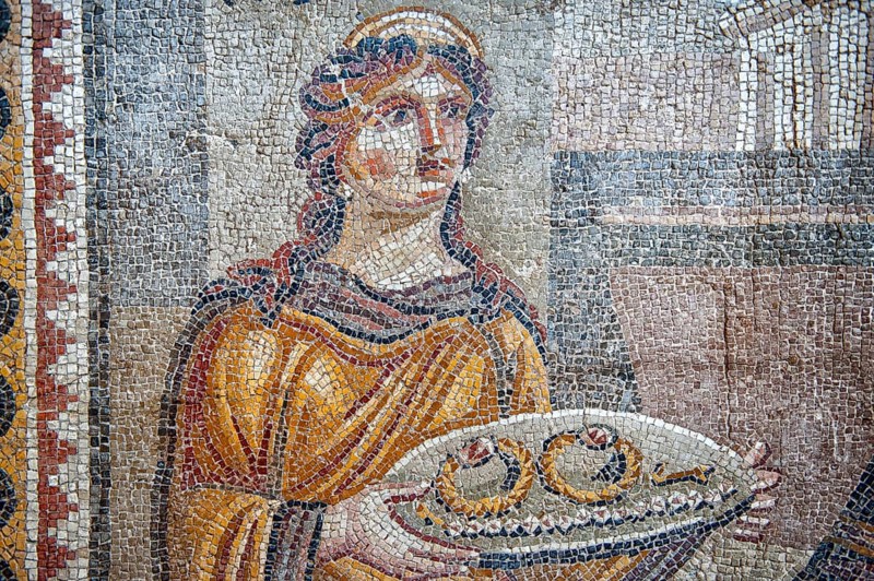 Mosaic of the Chresis from Daphne or Harbiye
