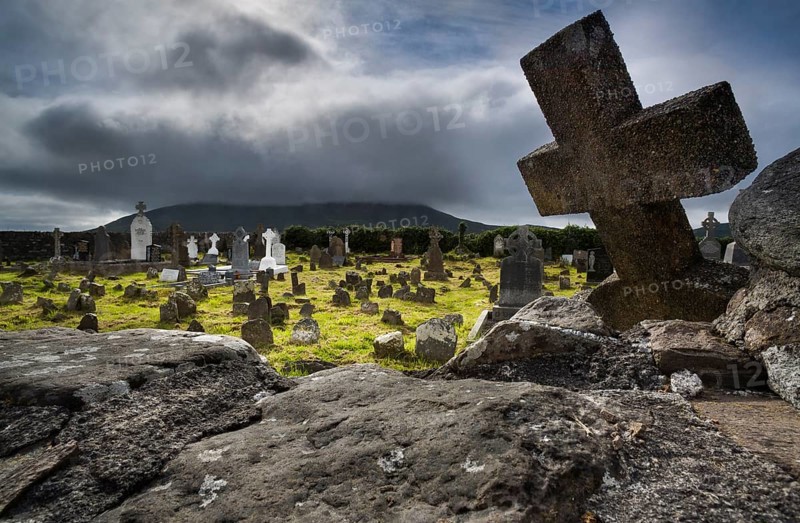 Cemetery at Ballinskelligs Abbey