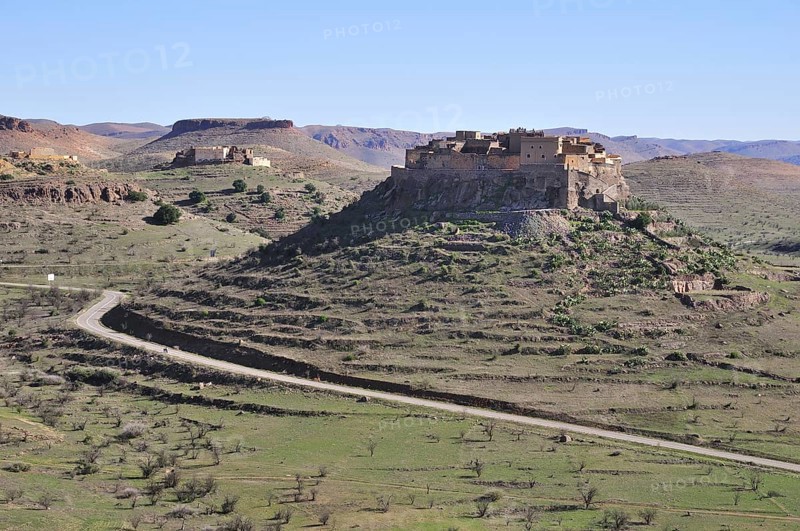 Ksar Tizoughrane on a plateau