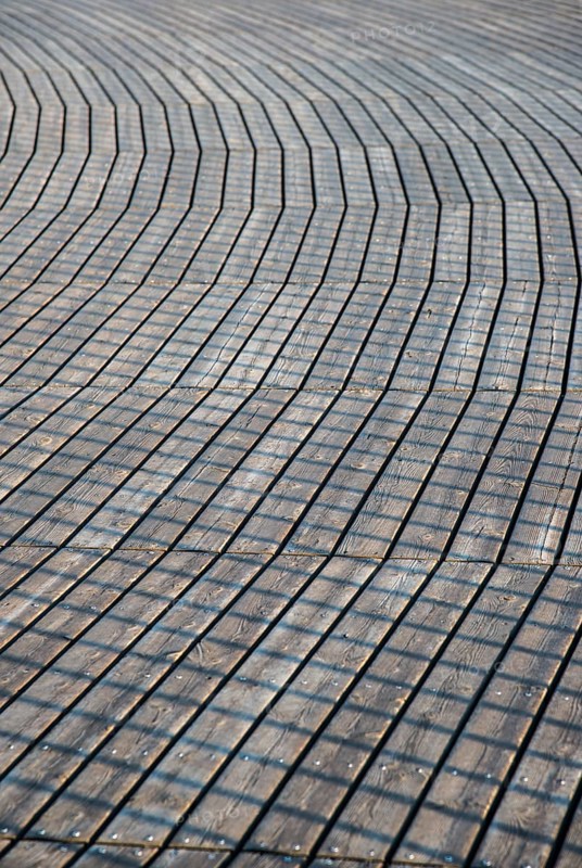 Wooden decking