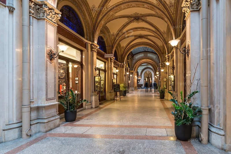 Freyung Passage or Ferstel Passage shopping arcade