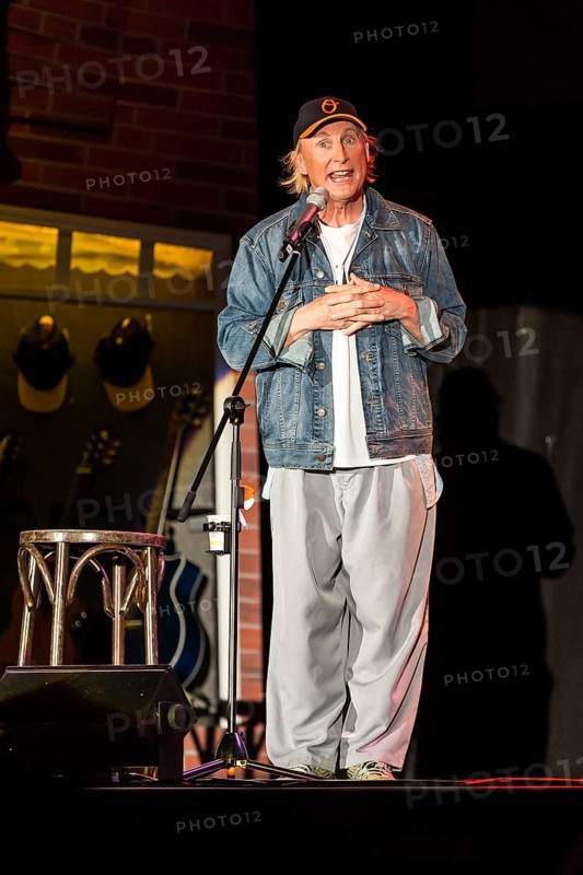 The German comedian Otto Waalkes performing live at the Stadthalle festival hall