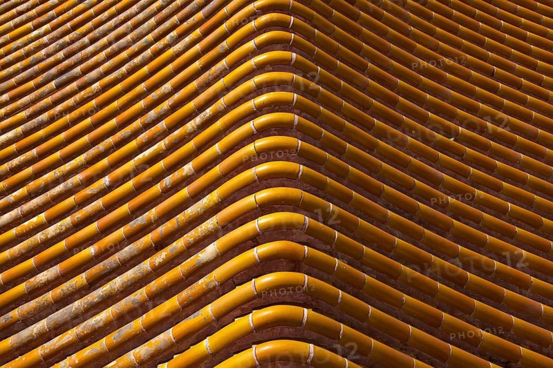 Roof tiles of a pagoda at the Summer Palace