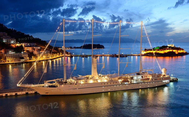 Sailing yacht msy "Wind Spirit" in the harbour of Kusadasi