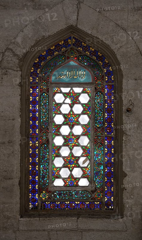 Decorated window in the mosque