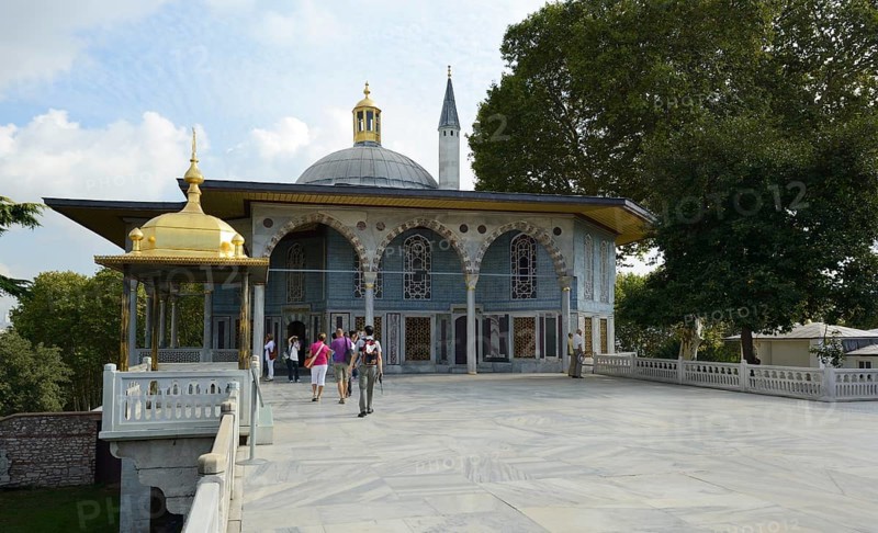 Gold canopy and Baghdad Pavilion