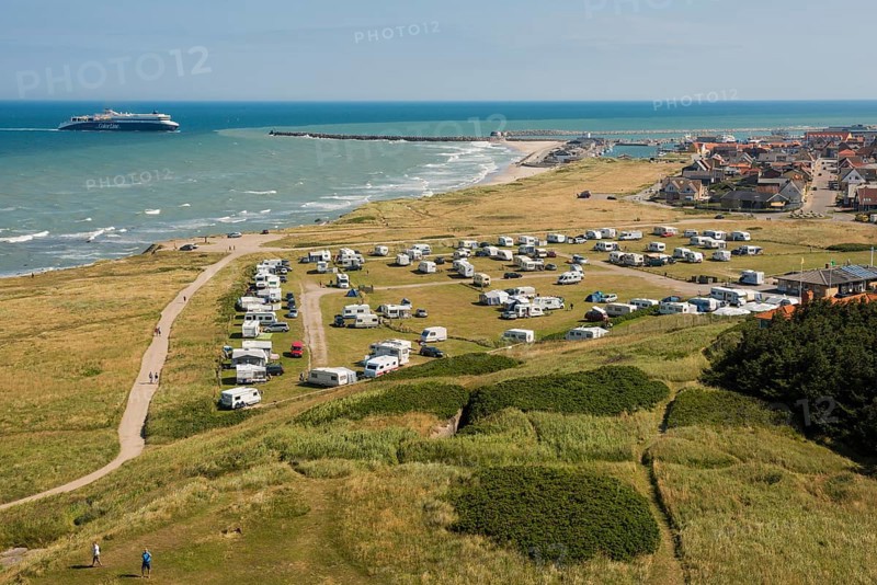Camping site by the sea
