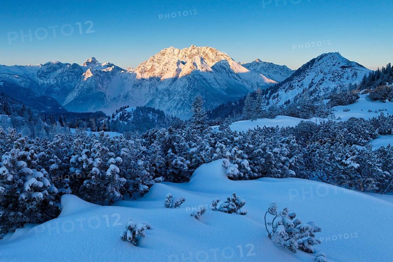 View from Torrener Joch pass towards Jenner mountain