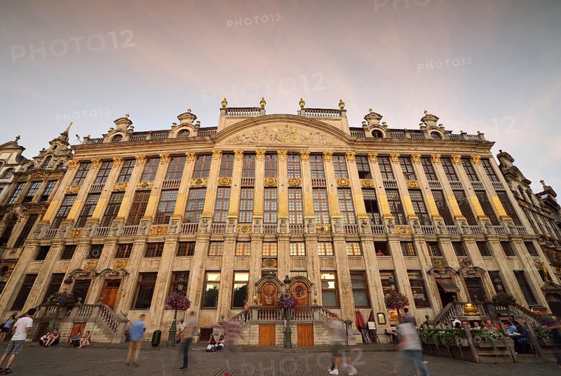 Maisons des Ducs de Brabant in the evening light