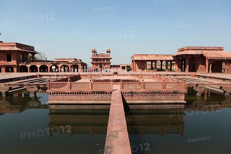 Abdar Khana building and the Anoop Talao water basin