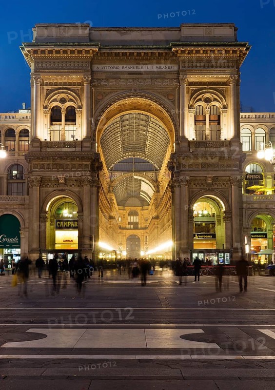 Glass dome of the Galleria Vittorio Emanuele II