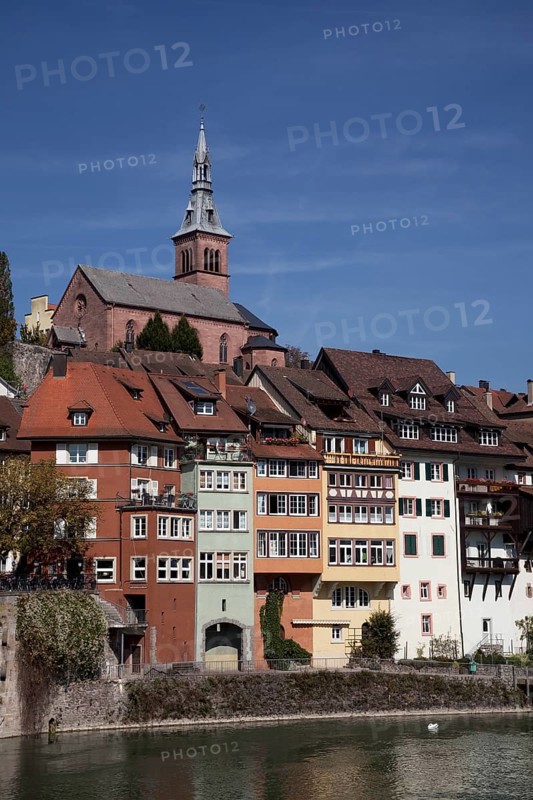 Historic centre on the Upper Rhine with the Church of the Holy Spirit