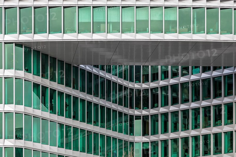Westhafen building in Frankfurt