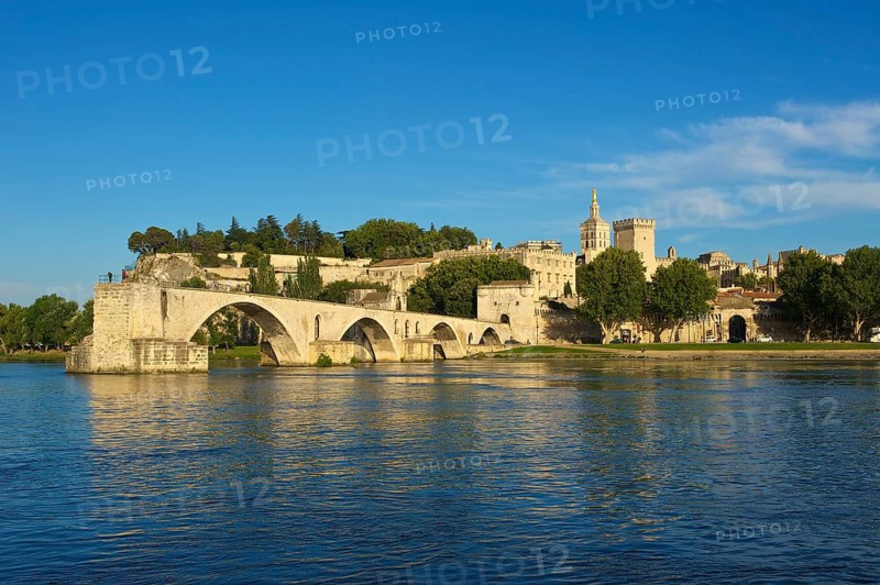 Pont Saint-Benezet bridge over the Rhone River