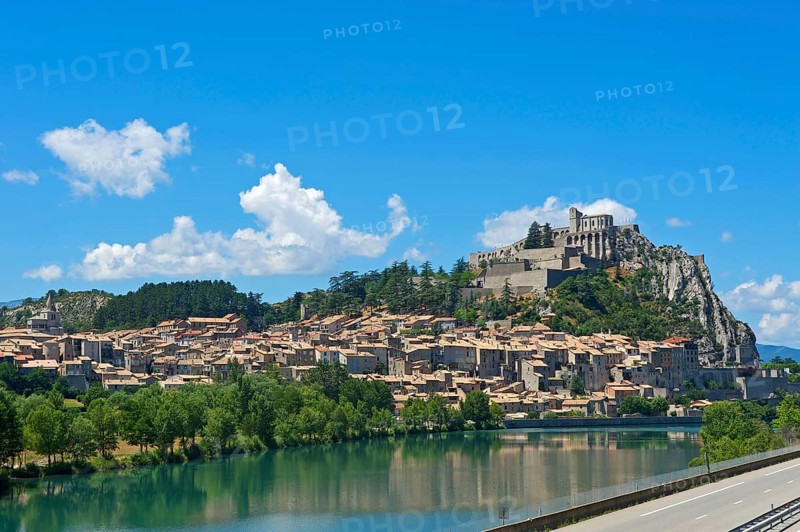 Castle and old town of Sisteron