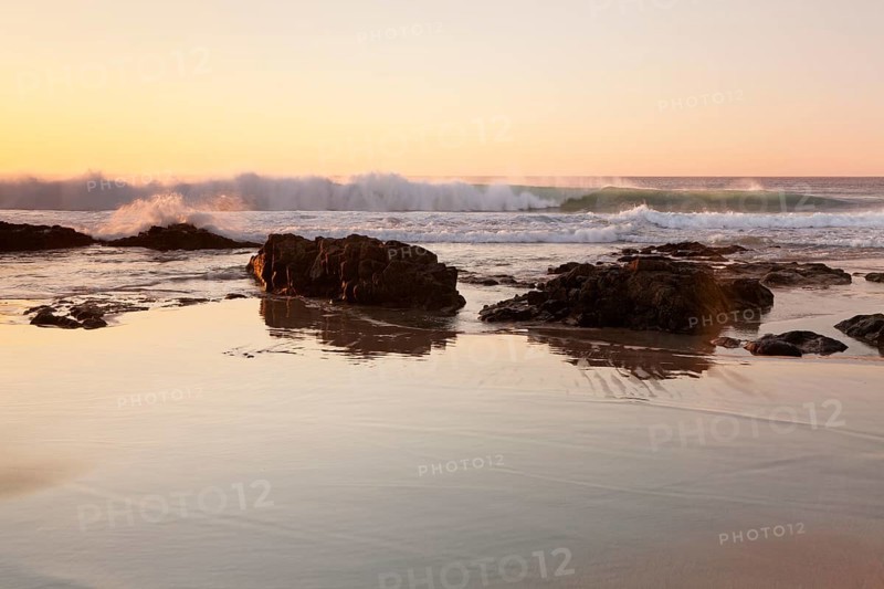 Waves on the beach at Playa del Castillo