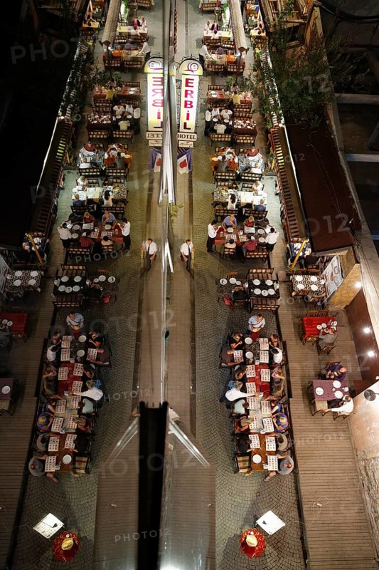 Street restaurants on Ibni Kemal Caddesi