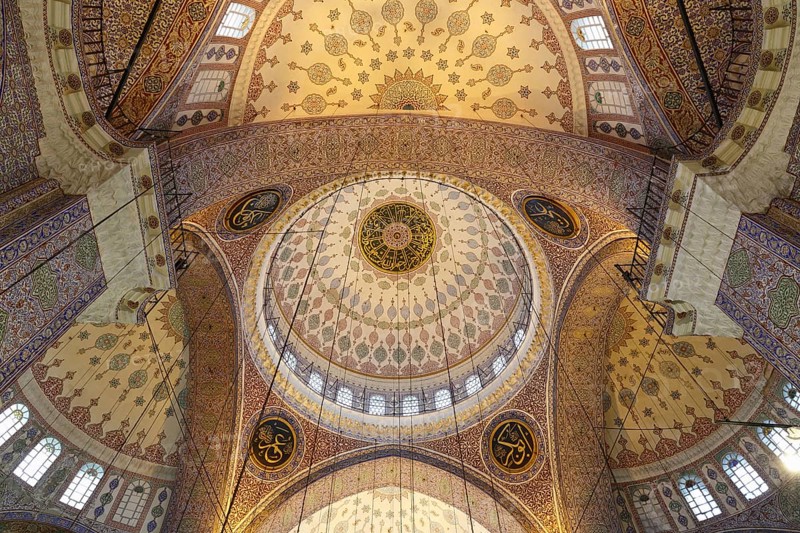Domes in Yeni Cami
