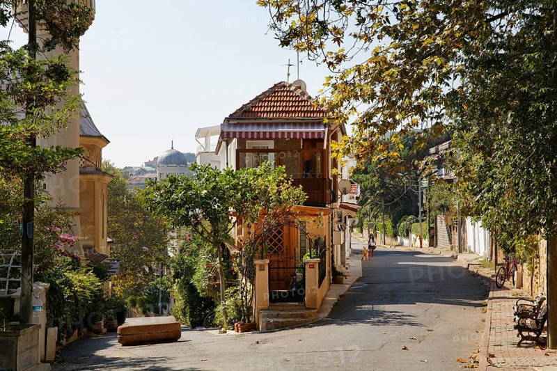 Residential street in Burgazada
