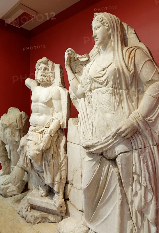 Demeter and Poseidon from Agora in Smyrna