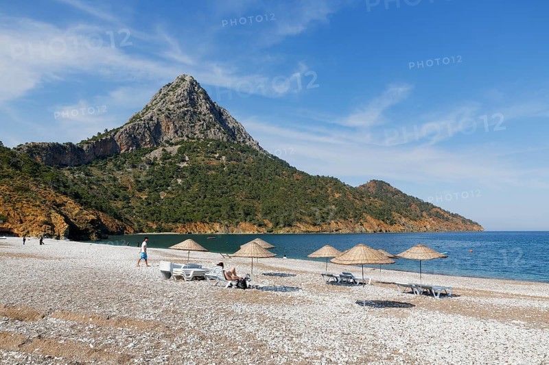 Beach in Adrasan Bay