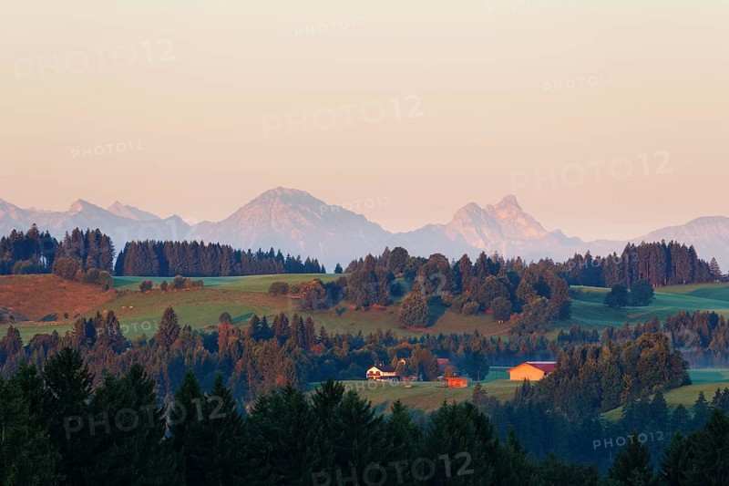 Landscape in the Alpine Foreland