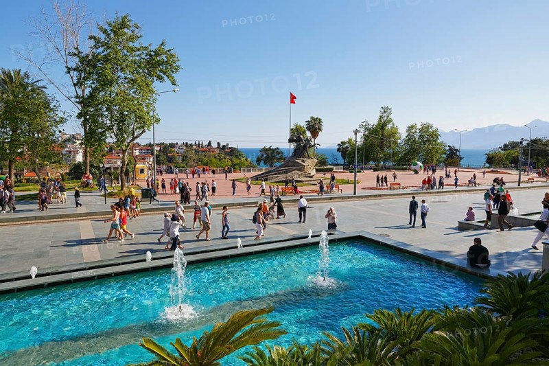 Cumhuriyet Meydani square with Atatuerk Monument