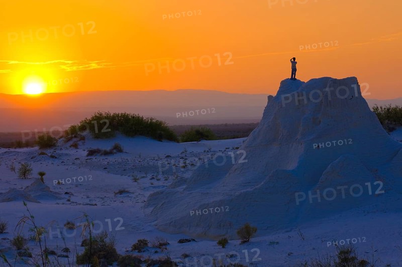 Gypsum dunes of Las Arenales in Cuatro Ciénegas Nature Reserve