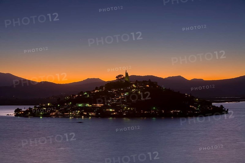Janítzio Island in Lake Pátzcuaro