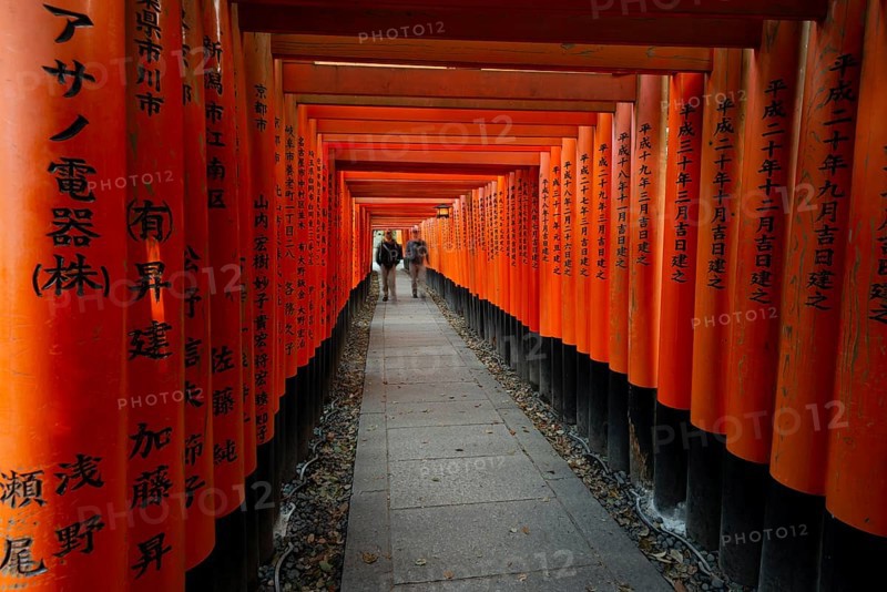 Pedestrian at Fushimi Inari-Taisha