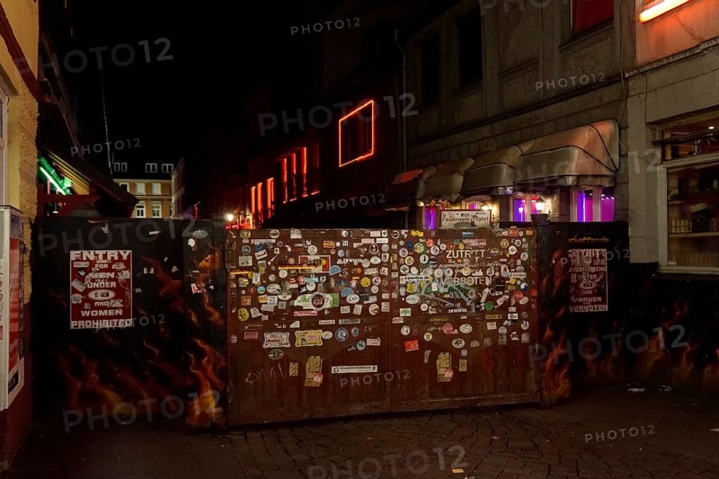 Entrance to Herbertstrasse street in the Red Light District