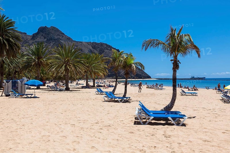 The sandy beach of Playa de las Teresitas