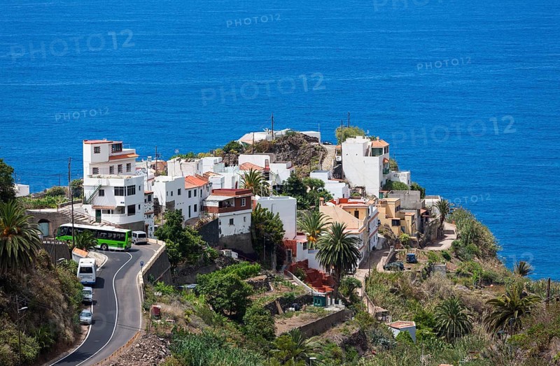 Village of Almáciga at Playa de Roque de las Bodegas beach