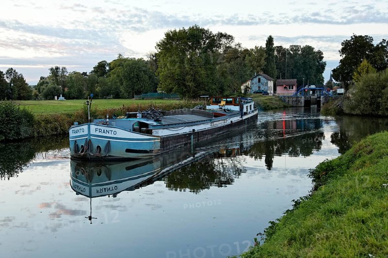 Cargo ship FRANTO on Canal des Vosges