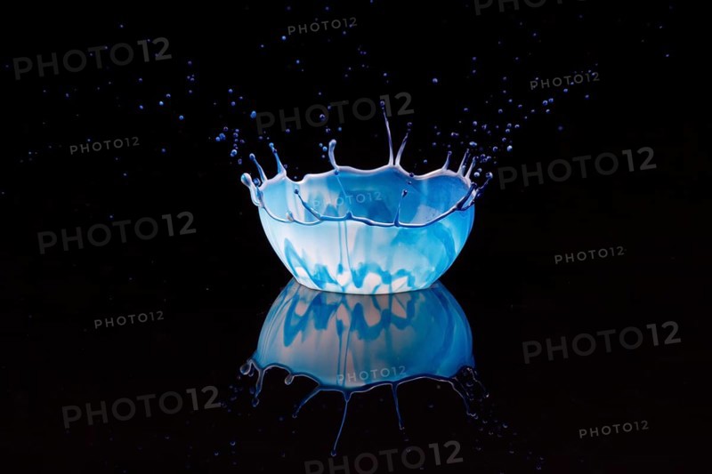 Drop made of milk