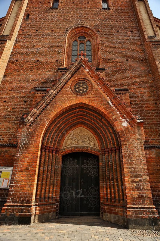 Entrance of St. Mary's parish church