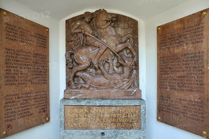 Relief of St. George slaying the Dragon
