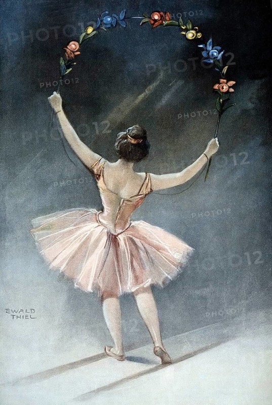 Dancing Girl with Flowers