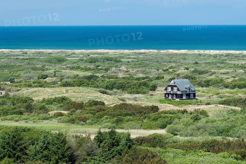 Solitary house on the coast