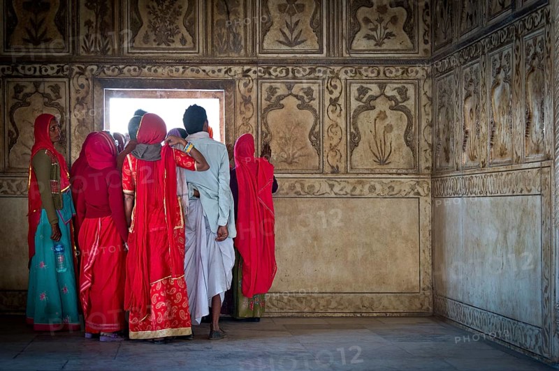 Group of Indian visitors
