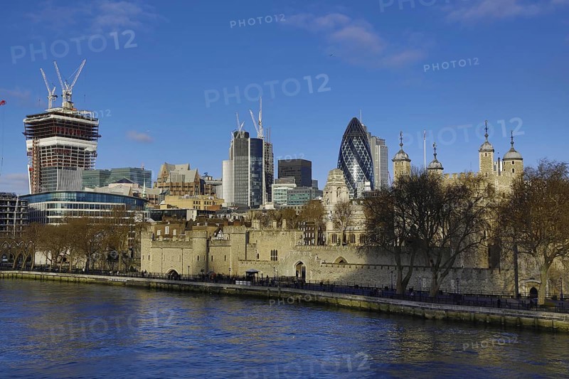 City of London with the Tower of London