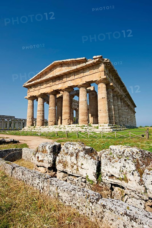 The ancient Doric Greek Temple of Hera