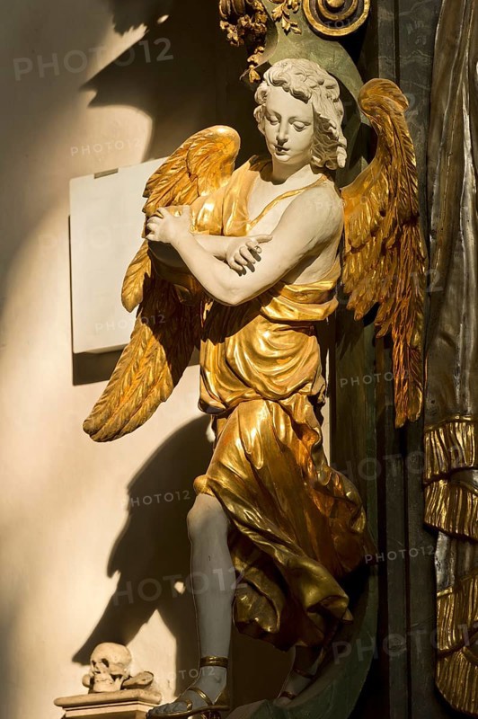 Baroque angel figure by the Asam brothers