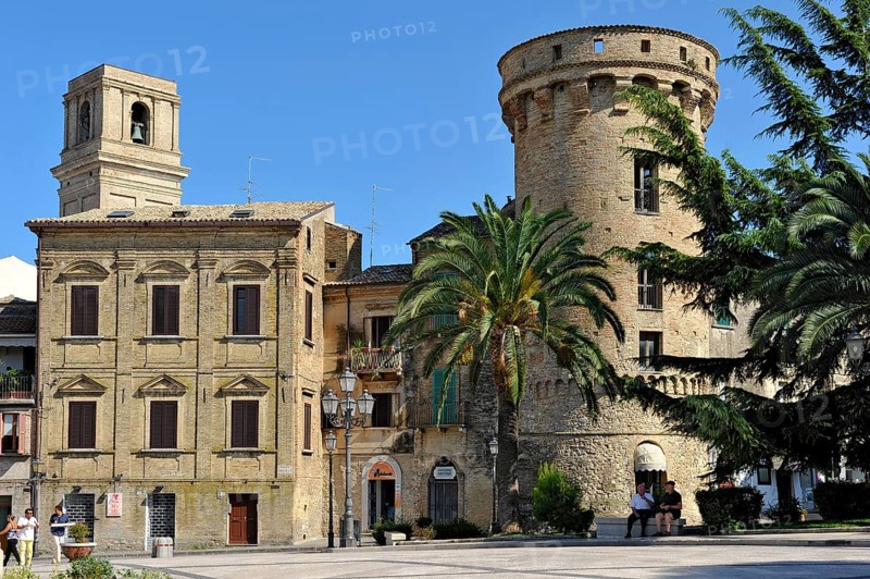 Bell tower of the church Chiesa di Maria Santissima del Carmine