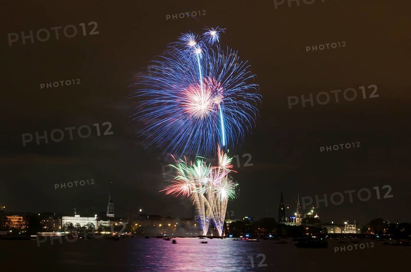 Fireworks at the Cherry Blossom Festival