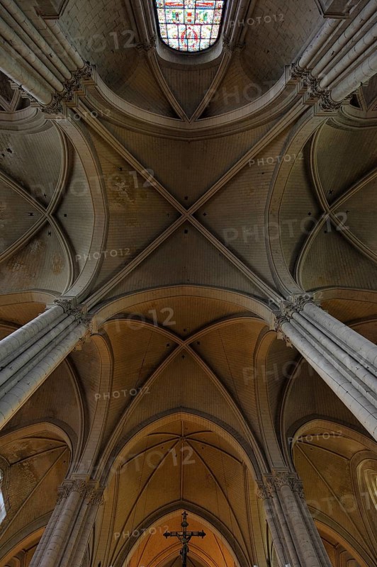 Ribbed vaults of the Cathedral of Saint-Pierre de Poitiers