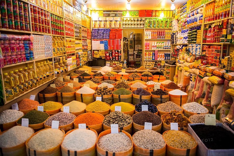 Spices for sale in the Bazaar of Sulaymaniyah