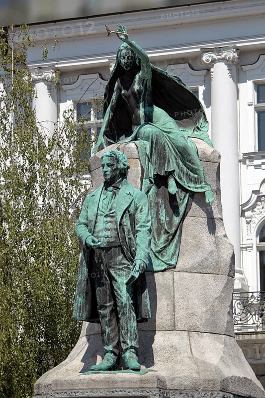 Monument to Dr. France Prešeren