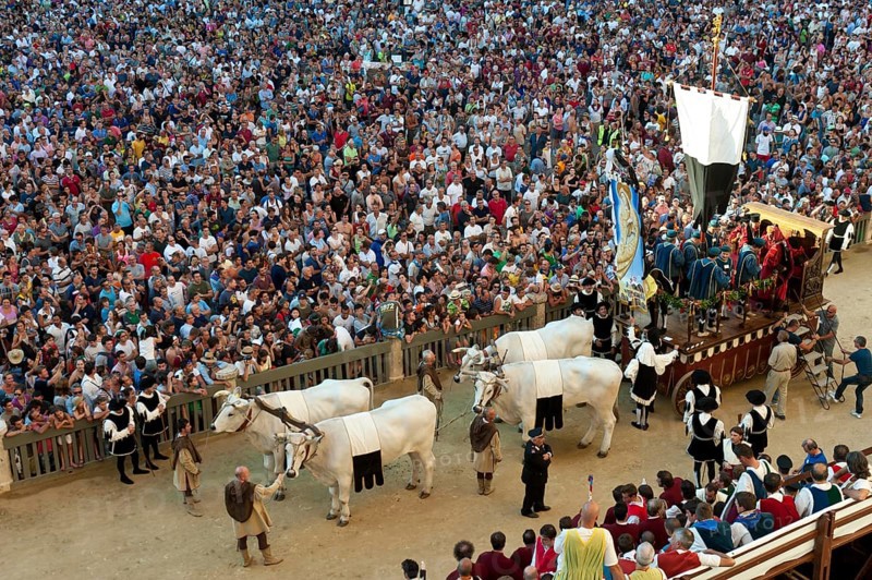 Procession in historical costumes