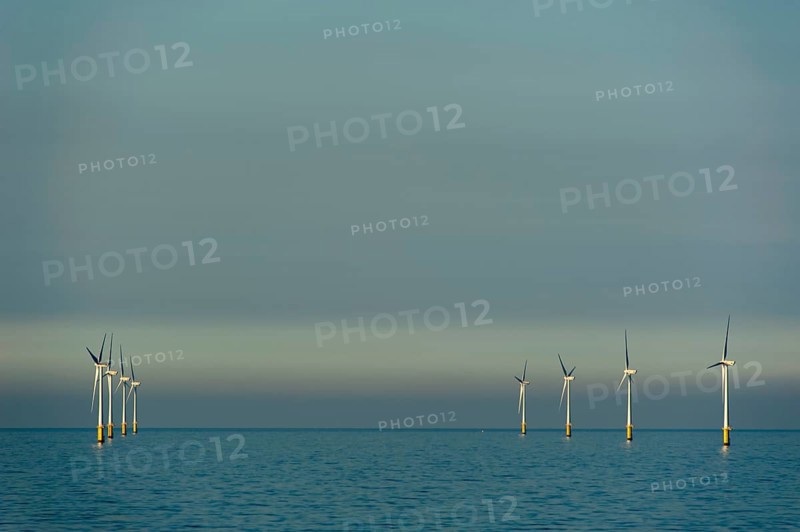 Windpark in the ocean